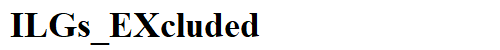 ILGs_EXcluded