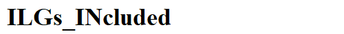 ILGs_INcluded